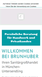 Mobile Screenshot of brunhuber.de