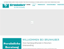 Tablet Screenshot of brunhuber.de